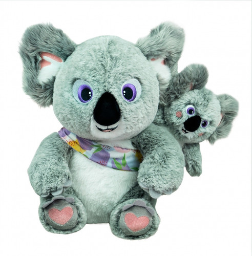TM Toys Interactive Toy Hug & Play Koala Mokki and Lulu 24m+