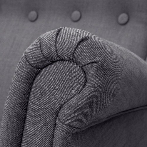 STRANDMON 3-seat sofa, Nordvalla dark grey