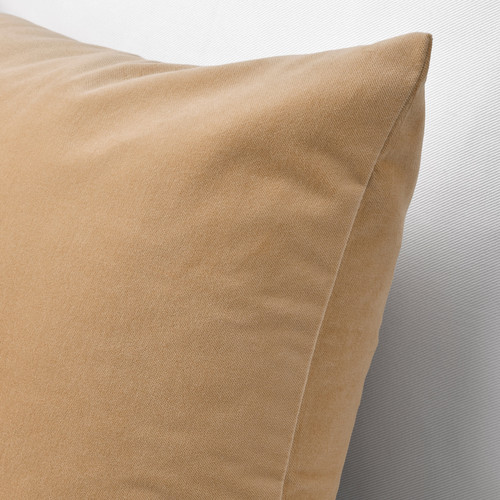 SANELA Cushion cover, yellow-beige, 40x58 cm