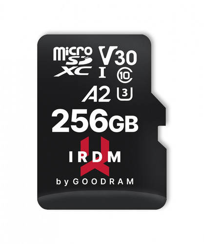 Goodram Memory Card microSD IRDM 256GB UHS-I U3 A2 + Adapter