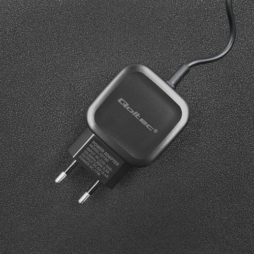 Qoltec Wall Charger EU Plug 17W | 5V | 3.4A | USB + USB Type C