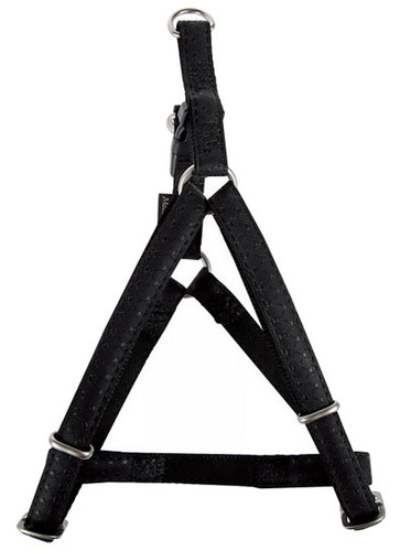 Zolux Adjustable Dog Harness Mac Leather 25mm, black