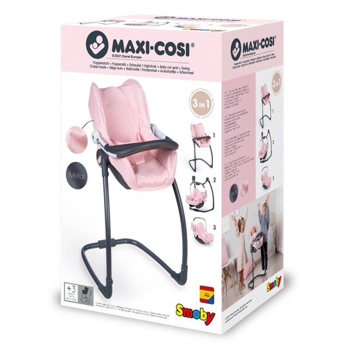 Smoby Maxi-Cosi & Quinny Baby Doll High Chair 3in1 3+