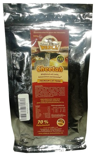 Wildcat Cat Food Cheetah Venison & Salmon 500g