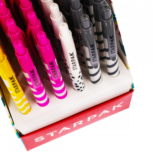 Starpak Ball Pen Lollipop, black ink, 36pcs