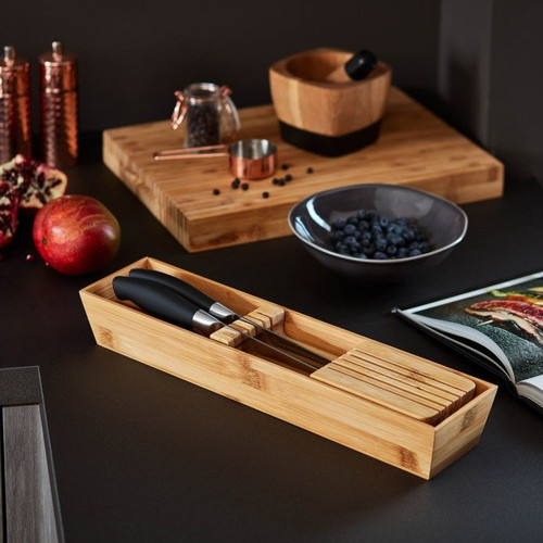 Stand for Knives GoodHome Nitaki, bamboo