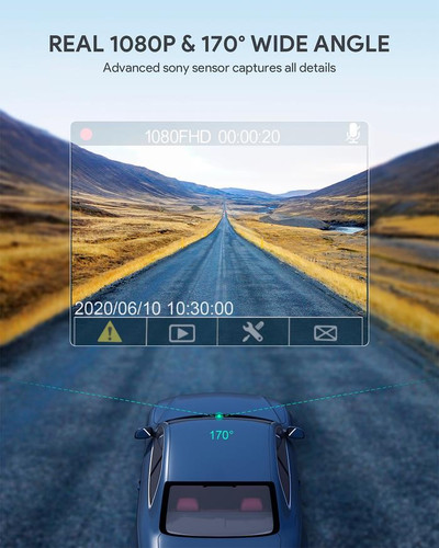 Aukey Car Camera Recorder with Sony Exmor IMX323 Sensor DR02