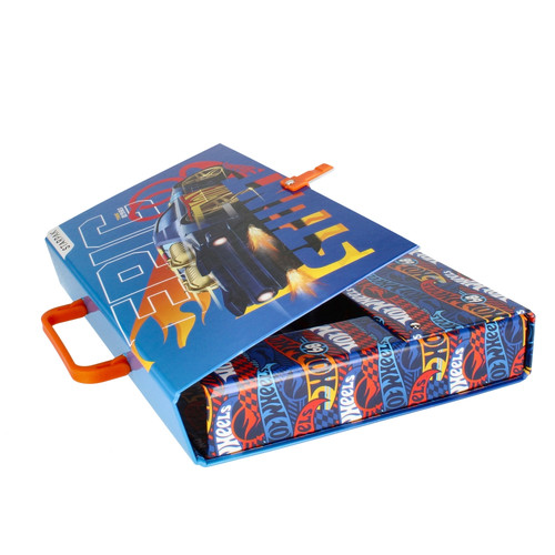 Document Carry Case Organiser File Storage A4, Hot Wheels