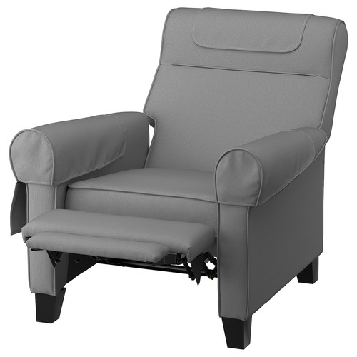 MUREN Recliner, Remmarn light grey