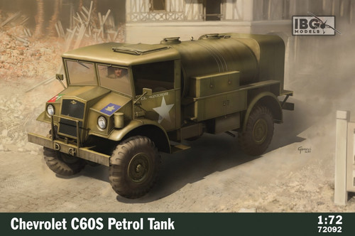 Ibg Plastic Model Kit Chevrolet C60s Petro l Tank 1:72 14+