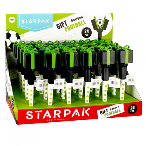 Starpak Gift Ballpen Football 24pcs