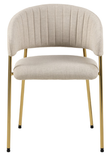 Chair Ann, beige-gold