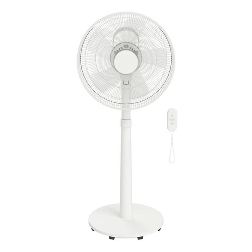 GoodHome Standing Fan Carrao 40cm, white