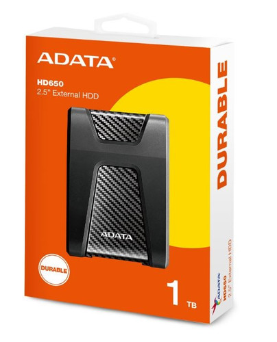 Adata DashDrive Durable HD650 1TB 2.5'' USB3.0 Black