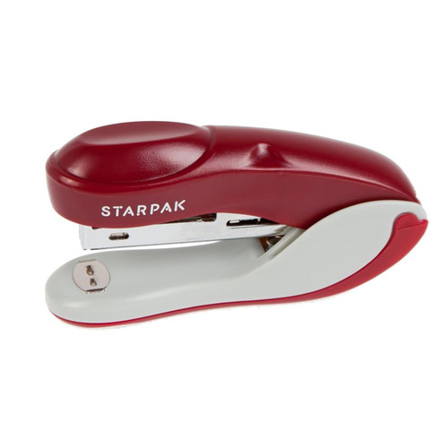 Stapler, 12 Sheets, dark red