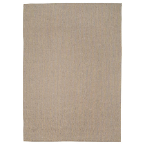 VODSKOV Rug, flatwoven, natural/light grey, 200x300 cm