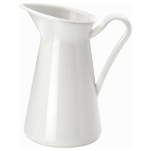 SOCKERÄRT Vase, white, 1.4 l