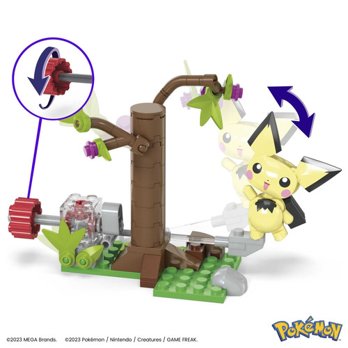 MEGA Pokémon Building Toy Kit, Pichu's Forest Forage HPB59 7+