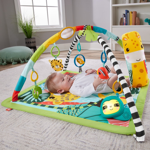 Fisher-Price 3-in-1 Rainforest Sensory Gym HJW08 0+