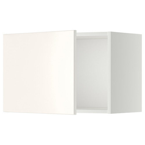METOD Wall cabinet, white/Veddinge white, 60x40 cm