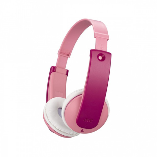 JVC Children's Headphones for Kids HA-KD10, pink-purple