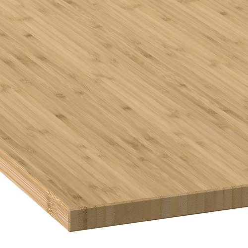 ÅLSKEN Countertop, bamboo/veneer, 122x49 cm