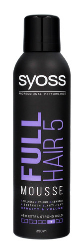 Schwarzkopf Syoss Full Hair 5D Hair Foam 250 ml