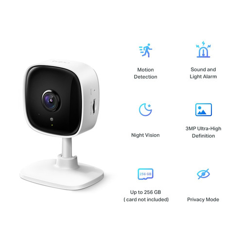 TP-Link Home Security Wi-Fi Camera Tapo C110 3 Mpx