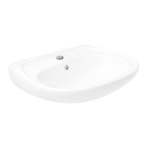 Ceramic Wall-Mounted Basin Cersanit Atlantic 60x51cm