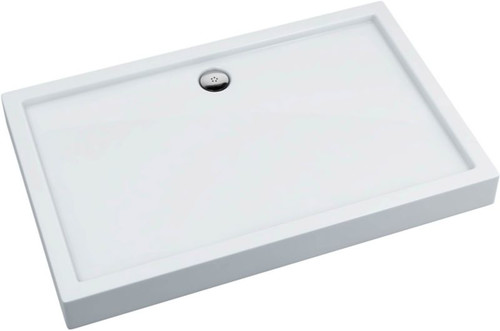 Acrylic Shower Tray Lena 70 x 100 x 14 cm, white