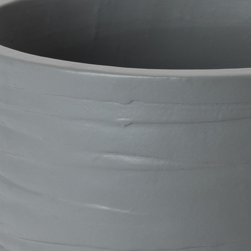 Ceramic Plant Pot GoodHome 21 cm, grey