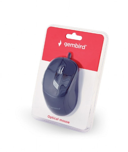 Gembird Optical Wired Mouse, black