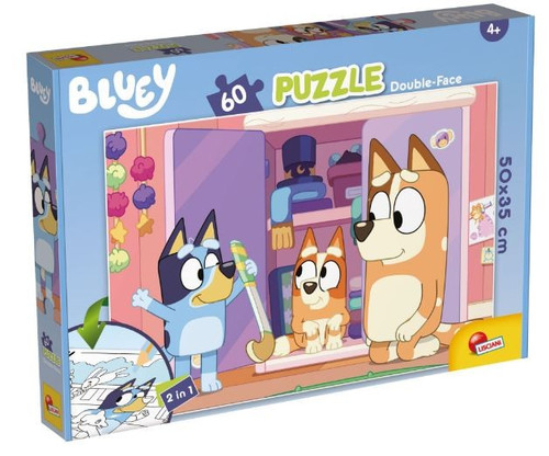 Lisciani Children's Double-sided Puzzle Bluey 60pcs 4+