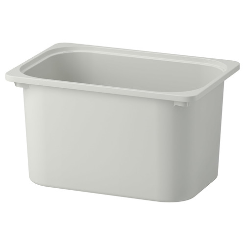 TROFAST Storage box, grey, 42x30x23 cm