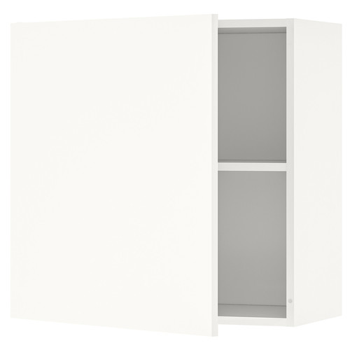 KNOXHULT Wall cabinet with door, white, 60x60 cm