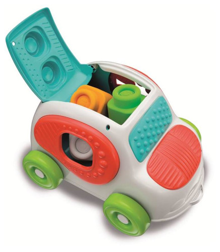 Clementoni Baby Clemmy Sensor Car & 8 Soft Blocks 6m+