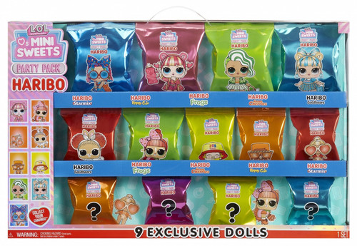 LOL Surprise 9 Eclusive Dolls Loves Mini Sweets X HARIBO Party Pack 3+