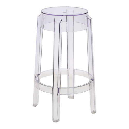 Bar Stool Ghost 66cm, transparent