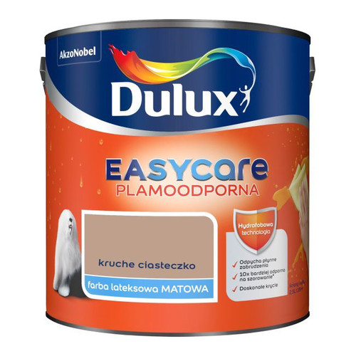 Dulux EasyCare Matt Latex Stain-resistant Paint 2.5l shortbread