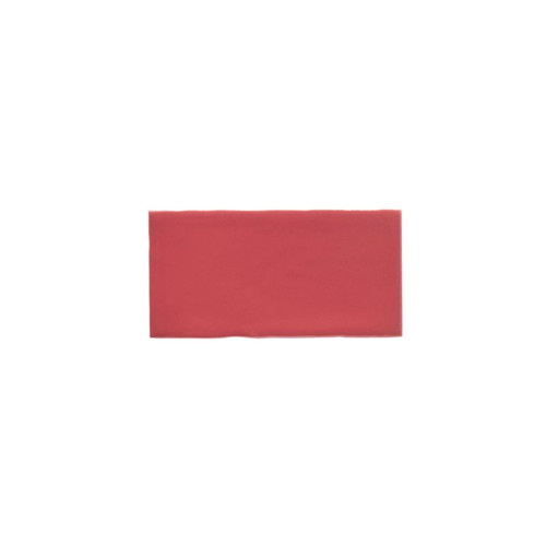 GoodHome Glazed Tile Vernisse 7.5 x 15 cm, red, 0.9 m2