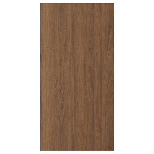 TISTORP Door, brown walnut effect, 60x120 cm