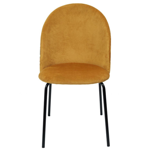 Upholstered Chair Irbil, mustard