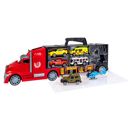 Smily Play Car Transporter Case with Cars & Accessories 3+