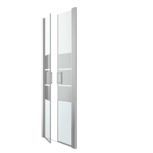 GoodHome Shower Door Beloya, 80 cm, chrome/mirror glass