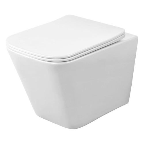 Wall-Hung Rimless Toilet Bravia, white