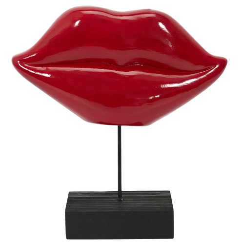 Decoration Lips, red