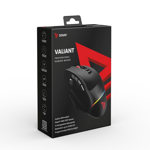 Savio Optical Wired Gaming Mouse Valiant