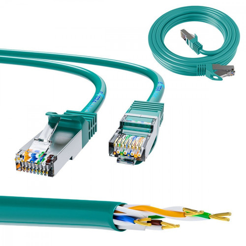 Extralink Cable LAN Patchcord CAT.6 FTP 3m 1GBIT Foiled Twisted Pair Bare Copper