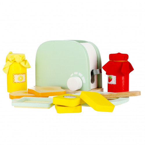 Cucinino Bread Machine Wooden Toaster Toy 3+