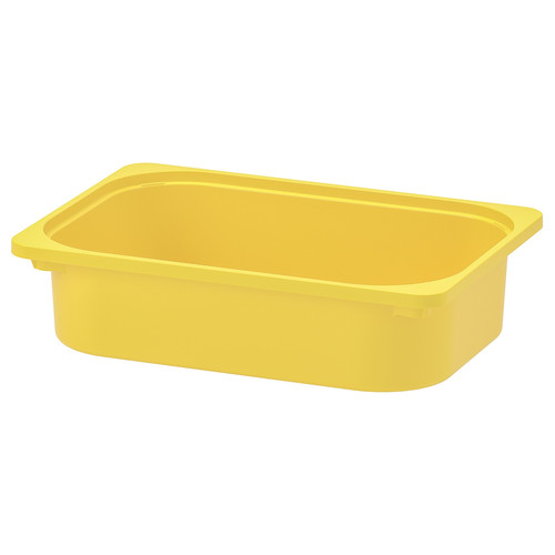 TROFAST Storage box, yellow, 42x30x10 cm